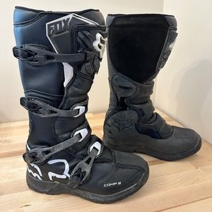 Fox dirt bike boots - 8Y